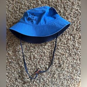 NWT Life is Good blue bucket hat